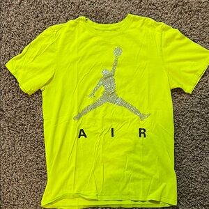 Jordan Neon Yellow Short Sleeve Tee